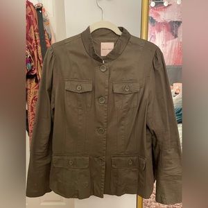 Army green jacket